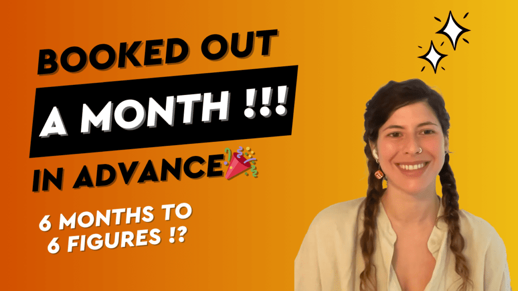 [Coaching: Maia #5] — Booked one month in advance!!!  🎉 + Case study interview updates + How to delegate tasks to staff
