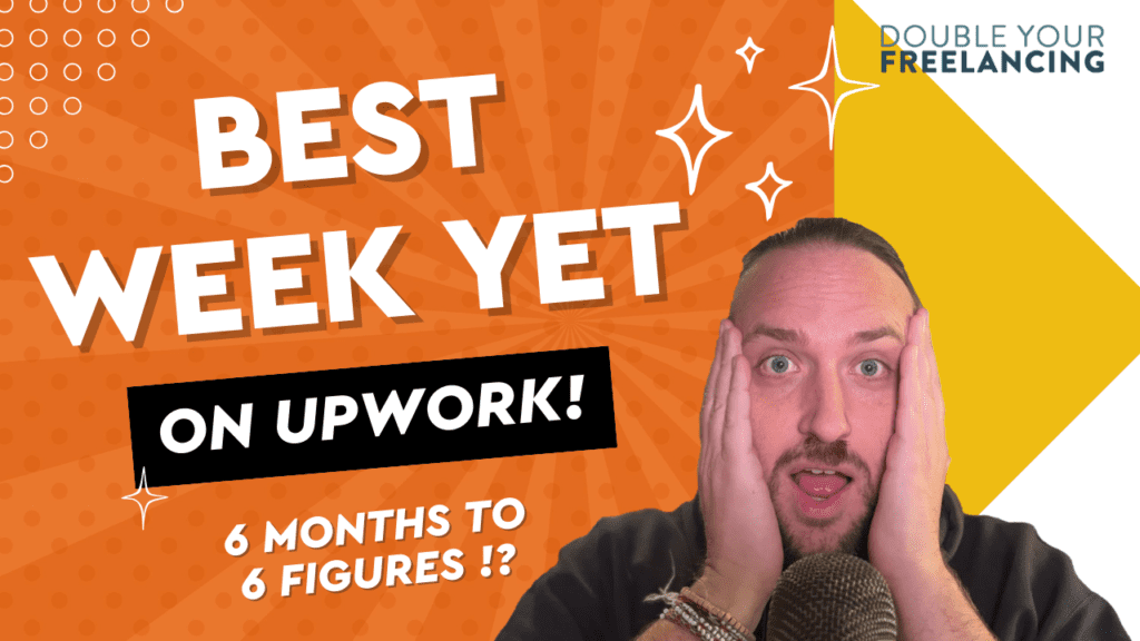 [Coaching: Brad #9] Best week yet on Upwork!  New awareness strategy + reality check based on time tracking